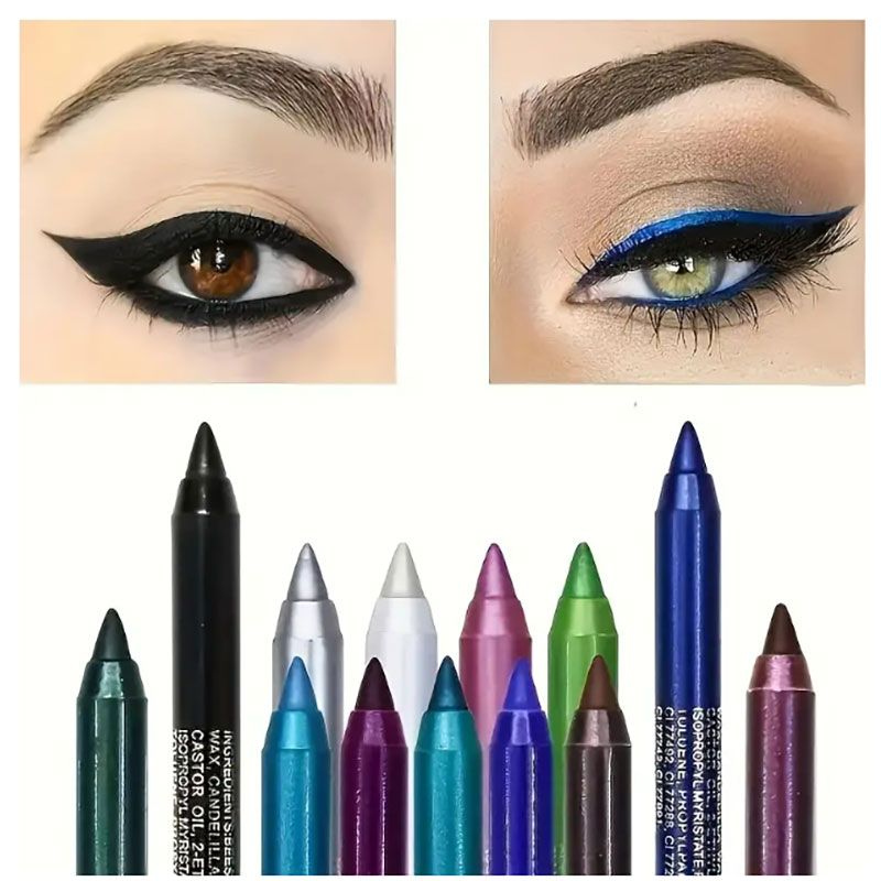 Highlighter Set Pastel - 1-delige waterdichte eyeliner-set met glittereffect, inclusief