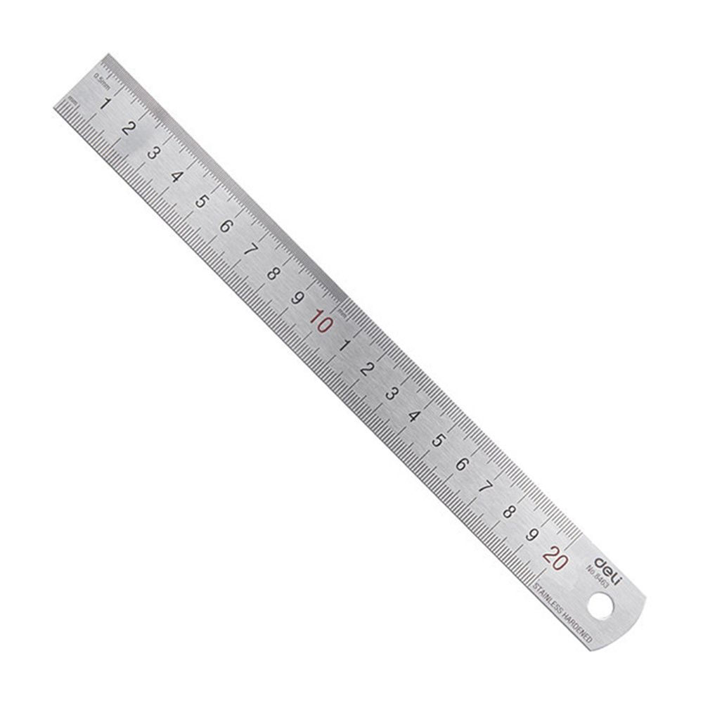 Stationery Office And School Supply Stores - Deli 20Cm Roestvrij Staal Metalen Rechte