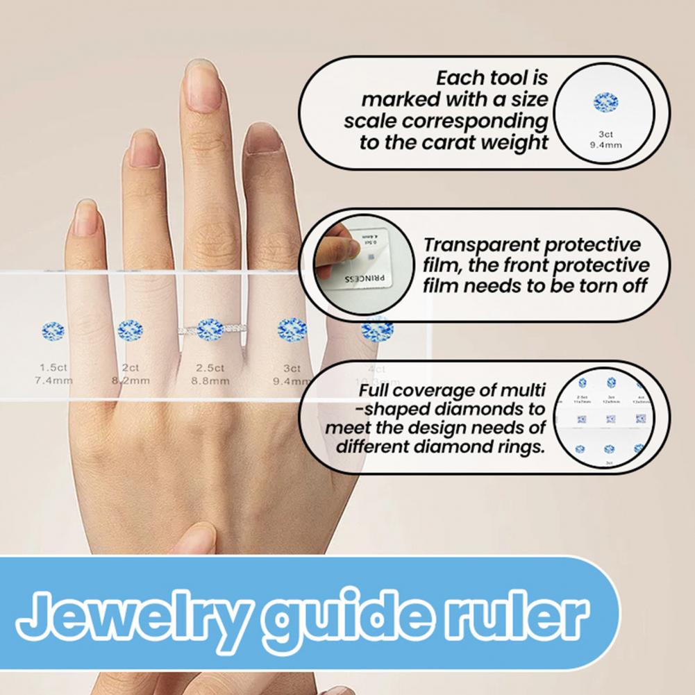 Ruler Set Transparent - Duurzame liniaal transparant acryl meetliniaal set