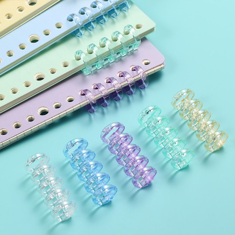 Binding Comb Plastic - 10 stuks bindringen met kliksluiting, A4