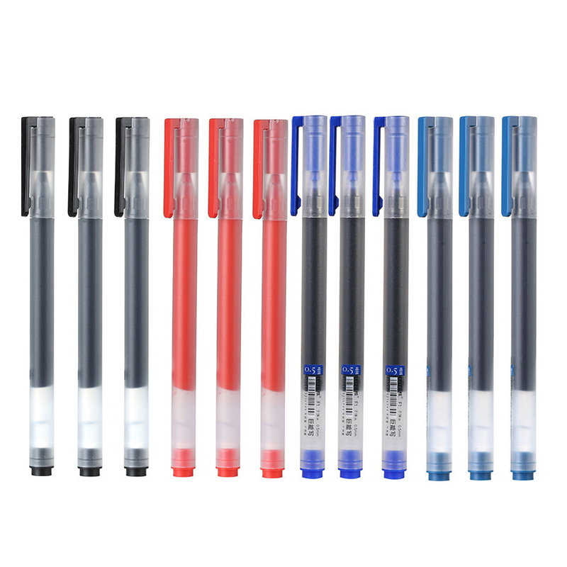 Office Stationery Supply Business - 12/6 Stk/partij Gel Pen 0.5MM Inkt
