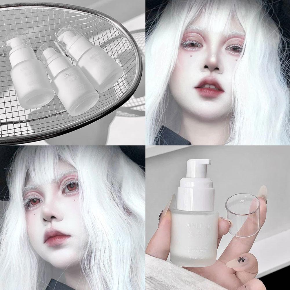 Correction Fluid White - Matte witte vloeibare foundation, waterbestendig, langdurige