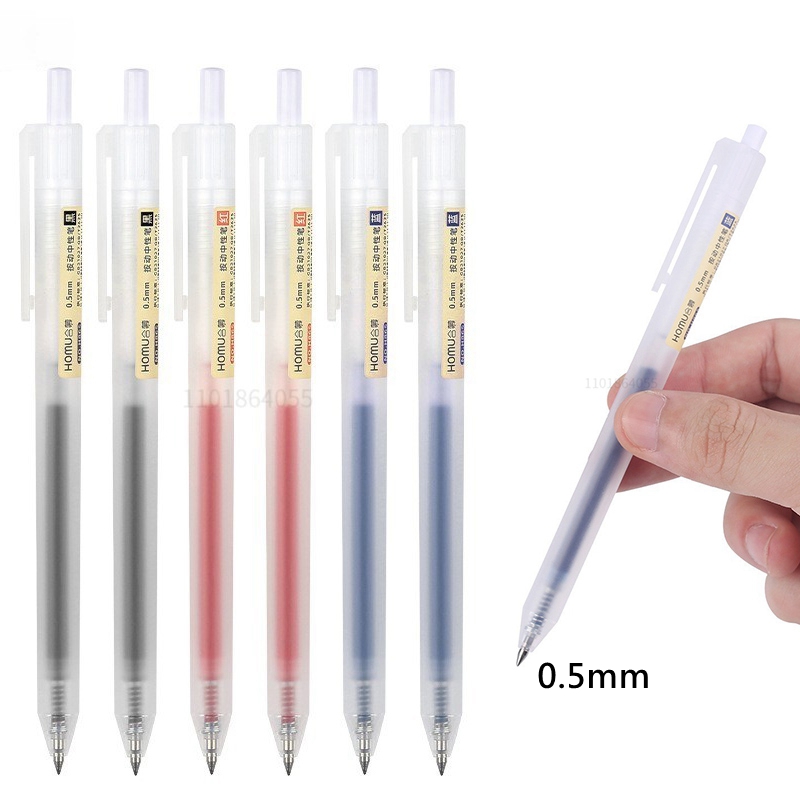 Office Stationery Supply Business - 6/10 Stuks 0.5 Mm Intrekbare Gel