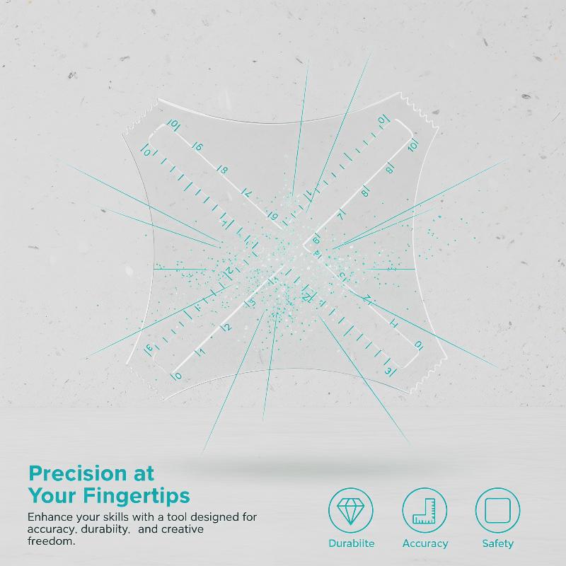 Acryl Transparante Dichtheidsm - Ruler Set Transparent recensie en prijs