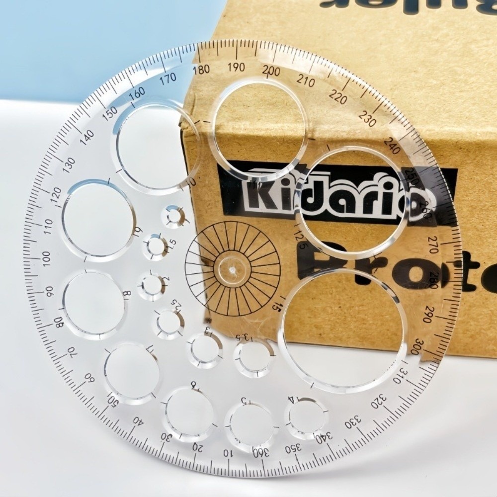Circulaire schaal Plastic lini - Ruler Set Transparent recensie en prijs