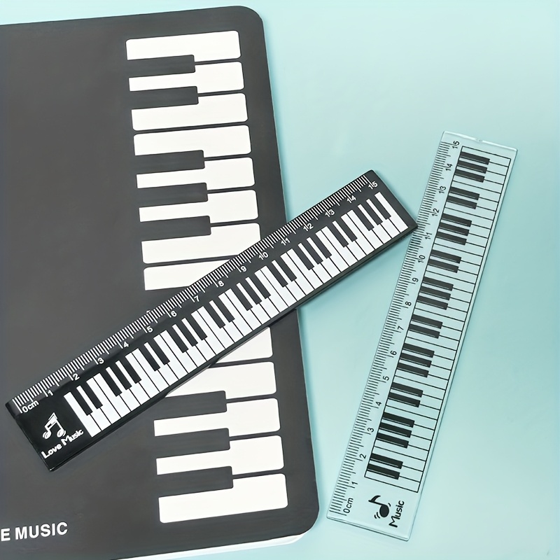 2 stks/set 15 cm pianotoetsenb - Ruler Set Transparent recensie en prijs