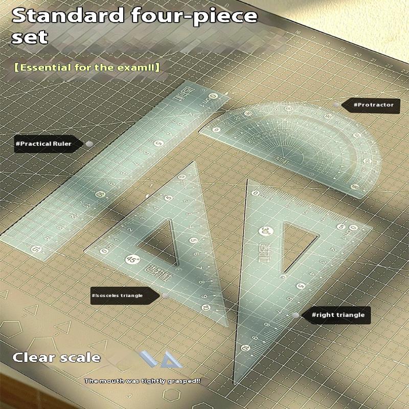 4 stks/set 15 CM Jelly Liniaal - Ruler Set Transparent recensie en prijs