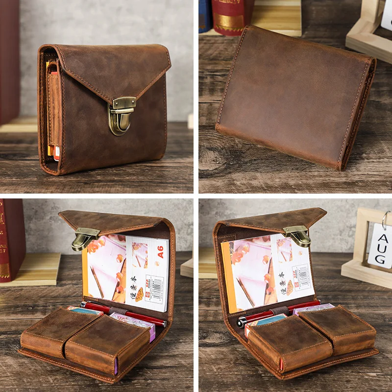 Luxe retro lederen notebook be - Office Stationery Supply Business recensie en prijs