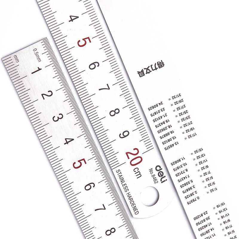 Deli 20Cm Roestvrij Staal Meta - Stationery Office And School Supply Stores recensie en prijs