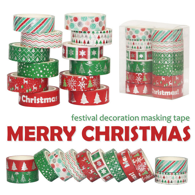 60 Meter Kerst Washi Tapes Set - Washi Tape Set recensie en prijs
