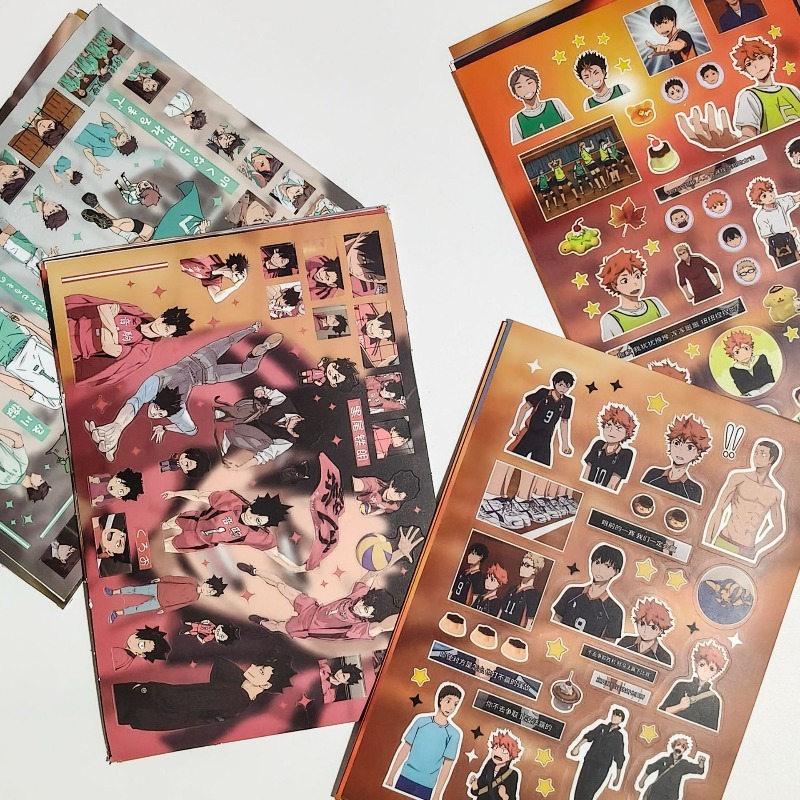 8 stks/set Haikyuu Anime Perif - Memo Pad Sticky recensie en prijs