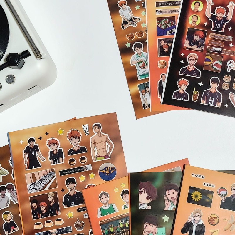 8 stks/set Haikyuu Anime Perif - Memo Pad Sticky recensie en prijs