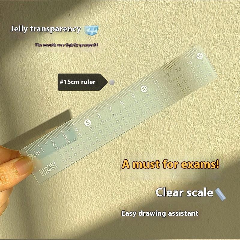 4 stks/set 15 CM Jelly Liniaal - Ruler Set Transparent recensie en prijs
