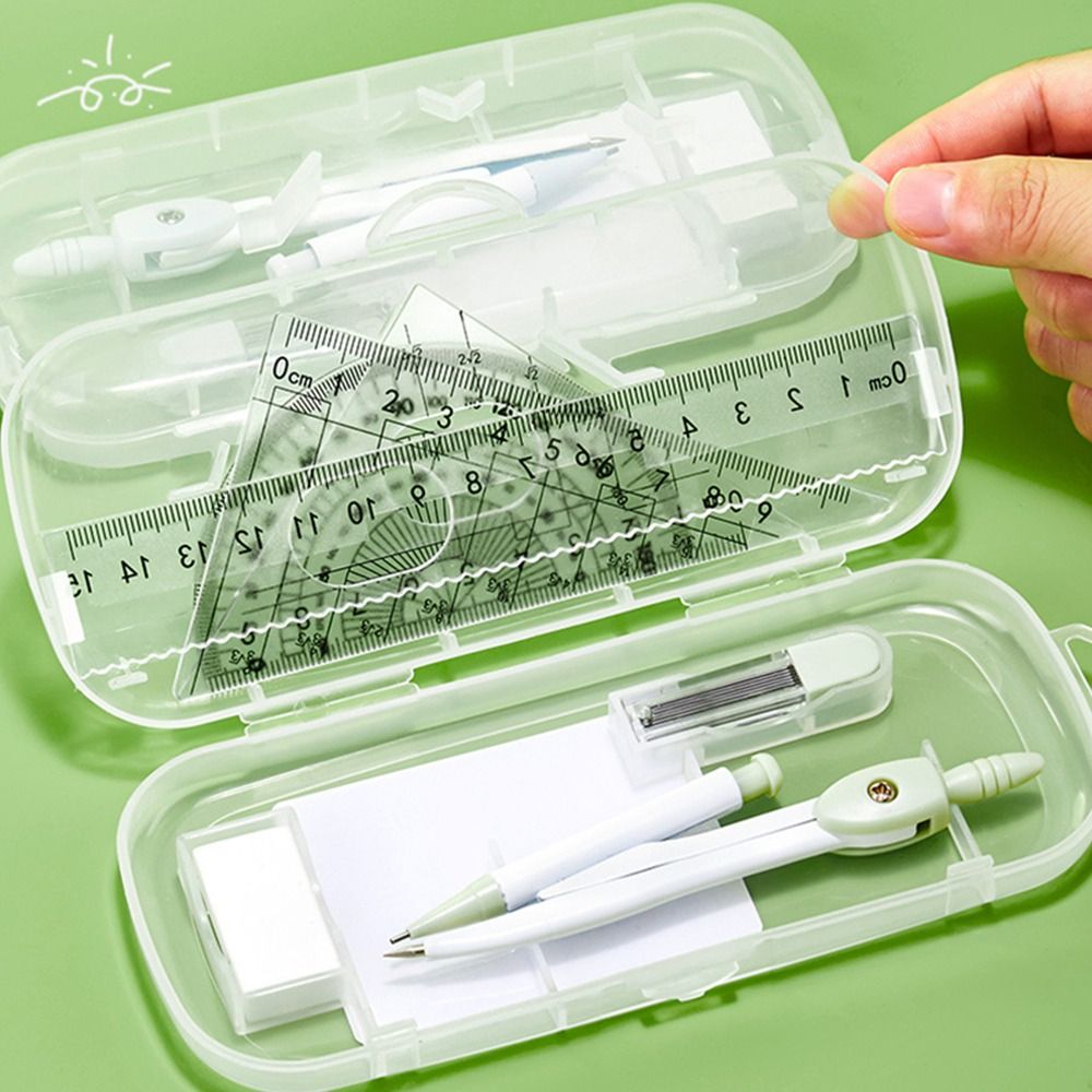 8 stks/set Plastic Liniaal Kom - Ruler Set Transparent recensie en prijs