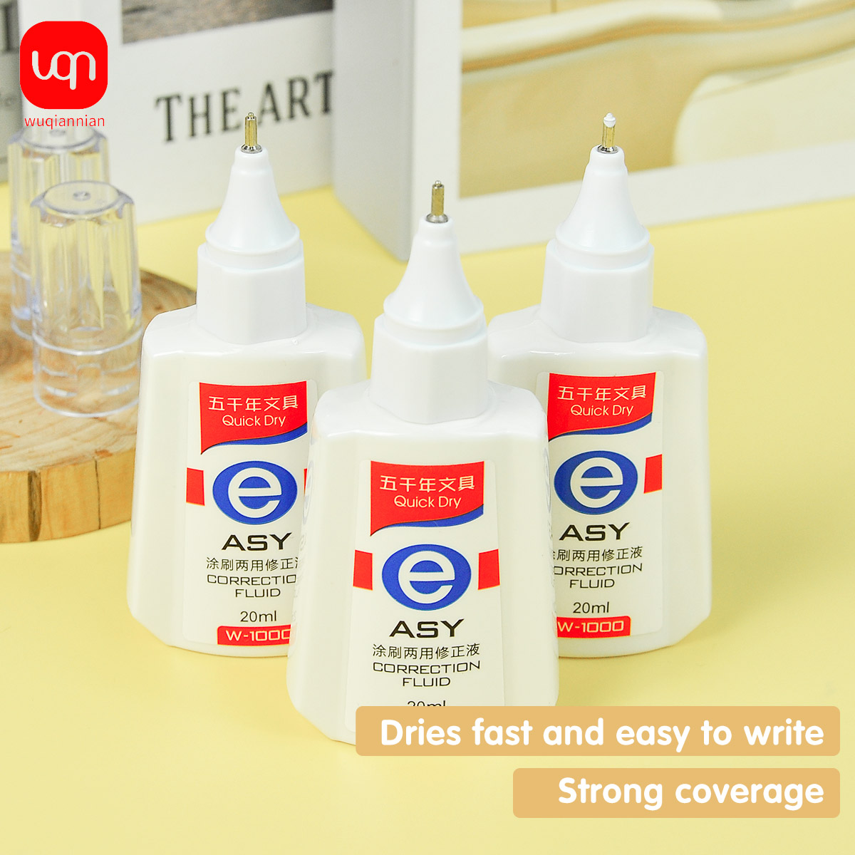 WQN sneldrogende correctievloe - Correction Fluid White recensie en prijs