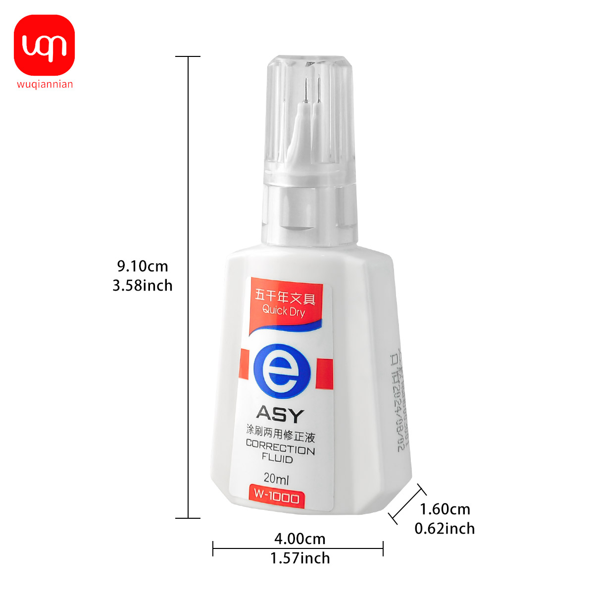 WQN sneldrogende correctievloe - Correction Fluid White recensie en prijs