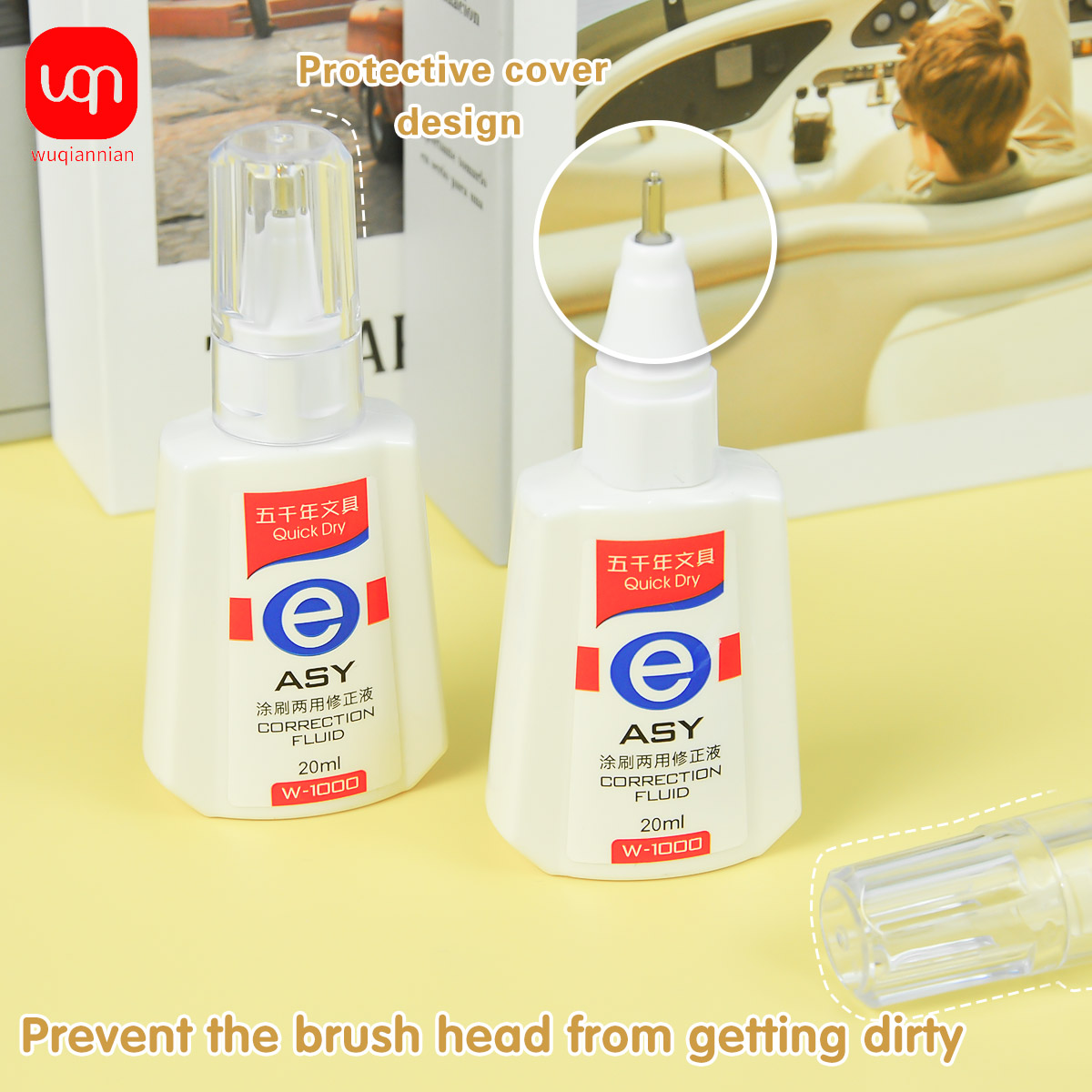 WQN sneldrogende correctievloe - Correction Fluid White recensie en prijs