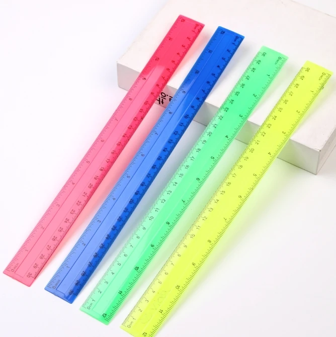 4 stks/pak Kleurrijke Transpar - Ruler Set Transparent recensie en prijs