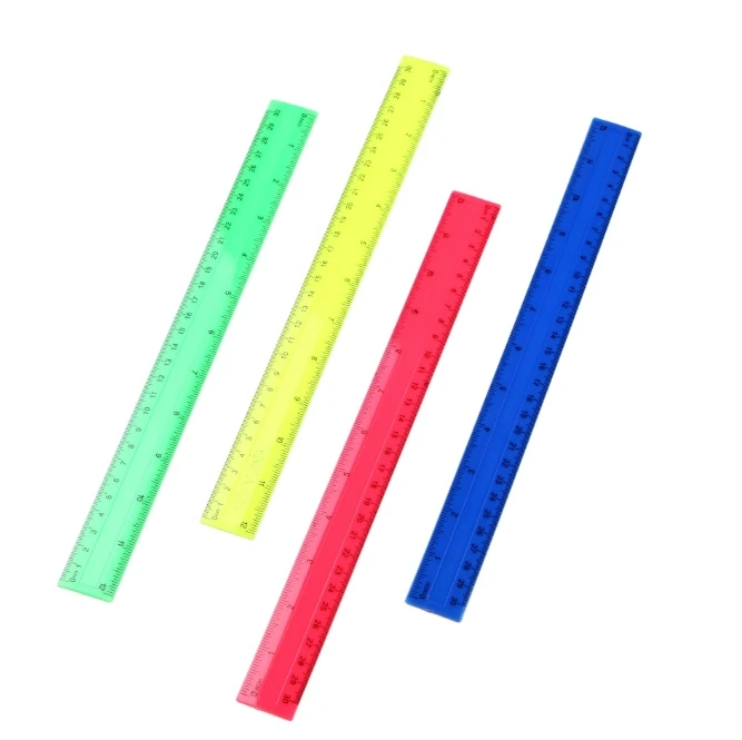 4 stks/pak Kleurrijke Transpar - Ruler Set Transparent recensie en prijs