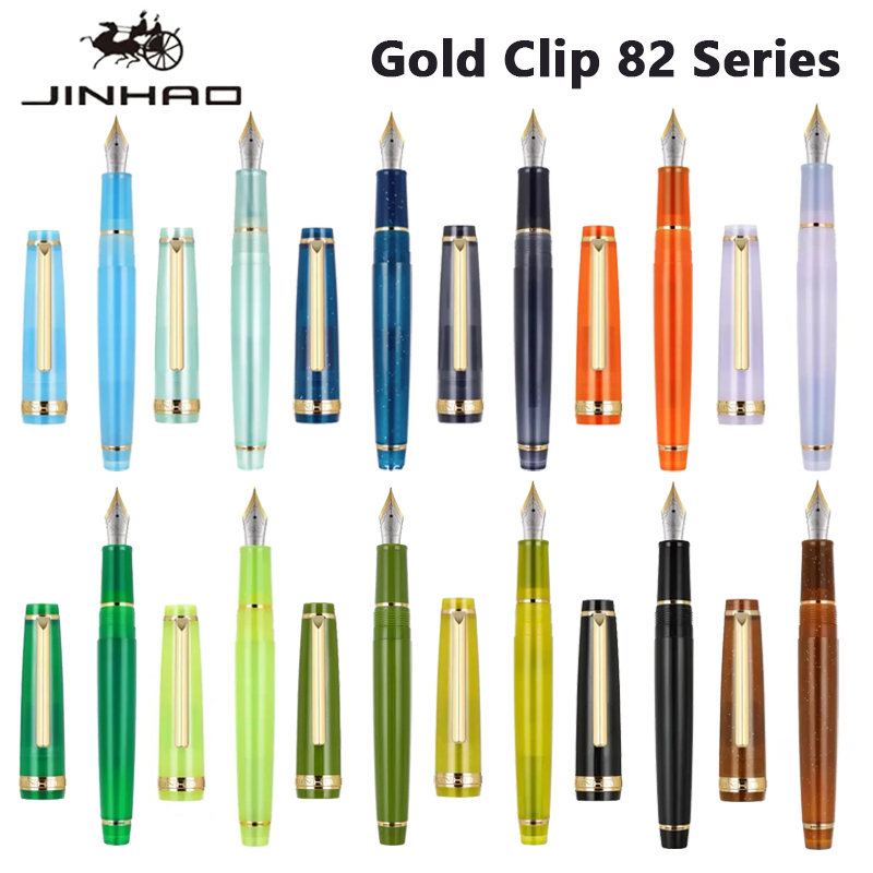 Jinhao 82-vulpen Gouden clip E - Office Stationery Supply Business recensie en prijs