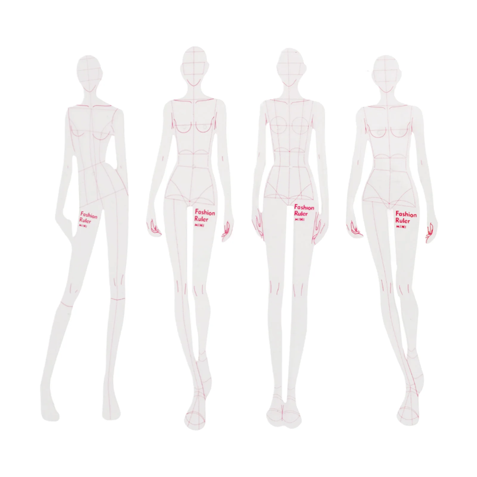 Transparante kunststof modeont - Ruler Set Transparent recensie en prijs