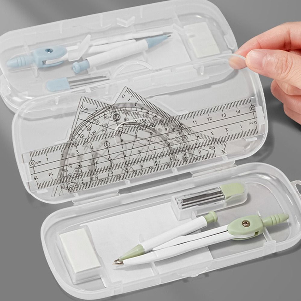 8 stks/set Plastic Liniaal Kom - Ruler Set Transparent recensie en prijs
