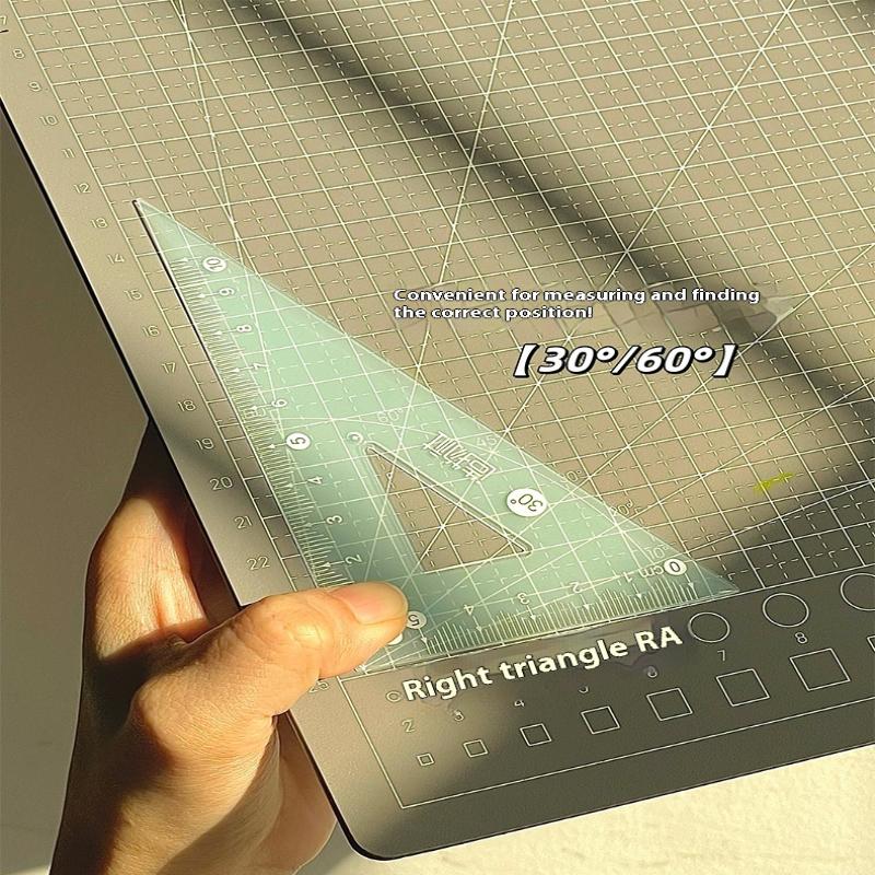 4 stks/set transparante meetli - Ruler Set Transparent recensie en prijs