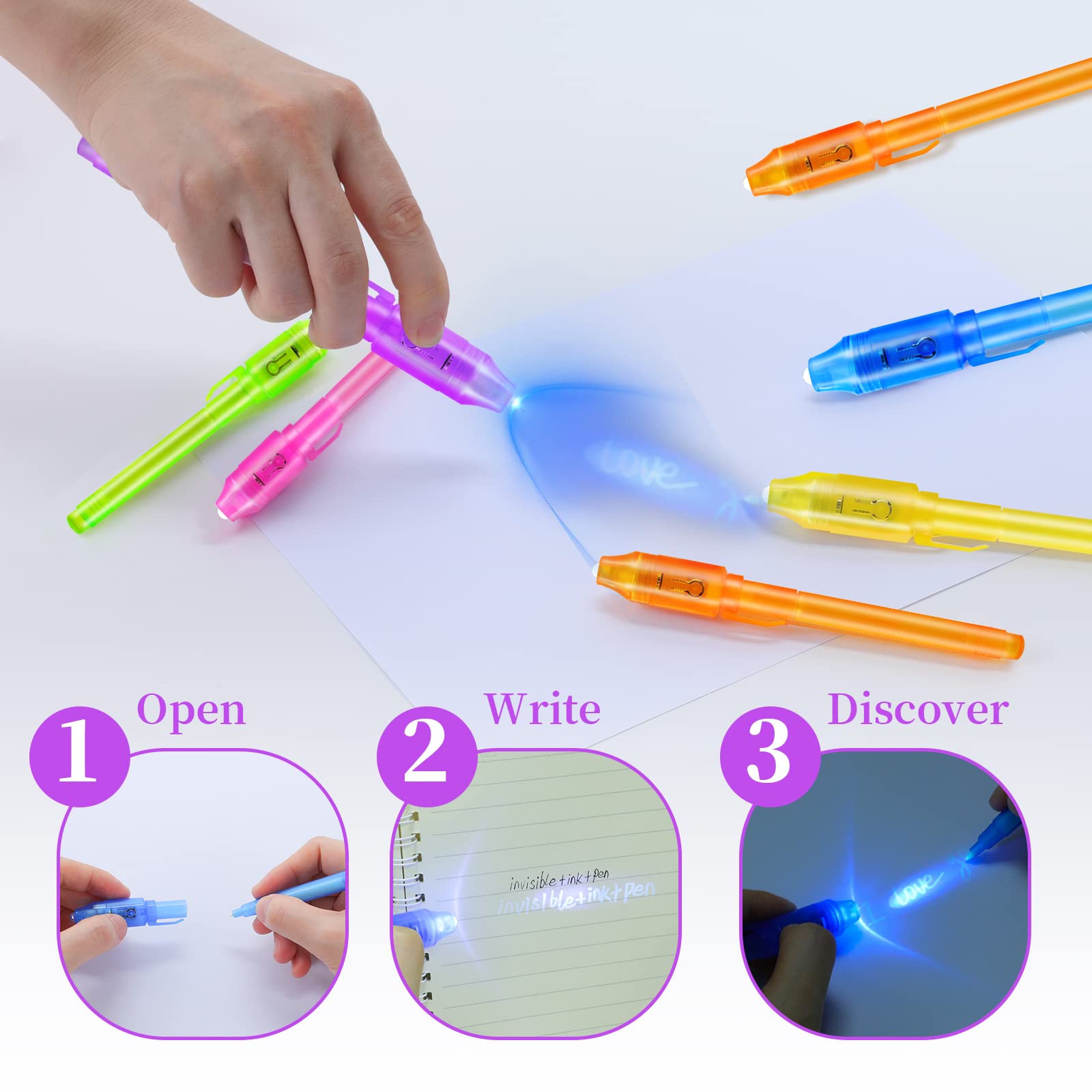 10 stks Onzichtbare Inkt Pen M - Highlighter Set Pastel recensie en prijs