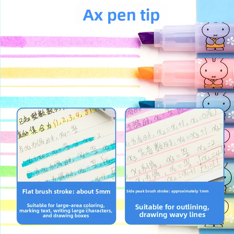 M&G markeerstift met schuine p - Highlighter Set Pastel recensie en prijs