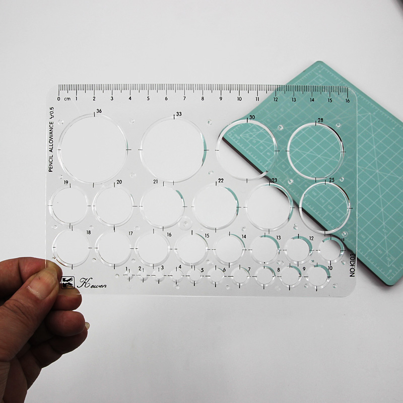Transparant tekenformaat vierk - Ruler Set Transparent recensie en prijs