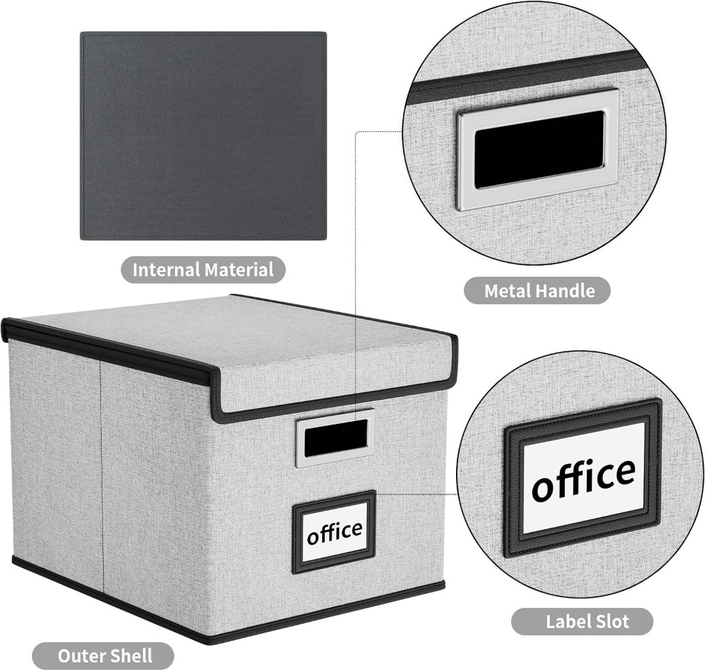 Inklapbare opbergbox met dekse - File Folder Hanging recensie en prijs