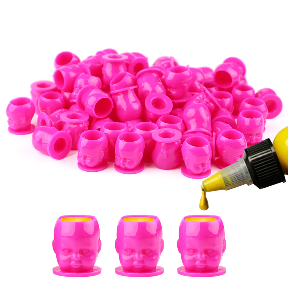 50 stks Plastic Wegwerp Tattoo - Calligraphy Ink Bottle recensie en prijs