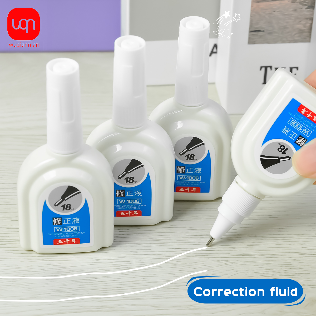WQN-1/3/6PCS Eenvoudige witte  - Correction Fluid White recensie en prijs
