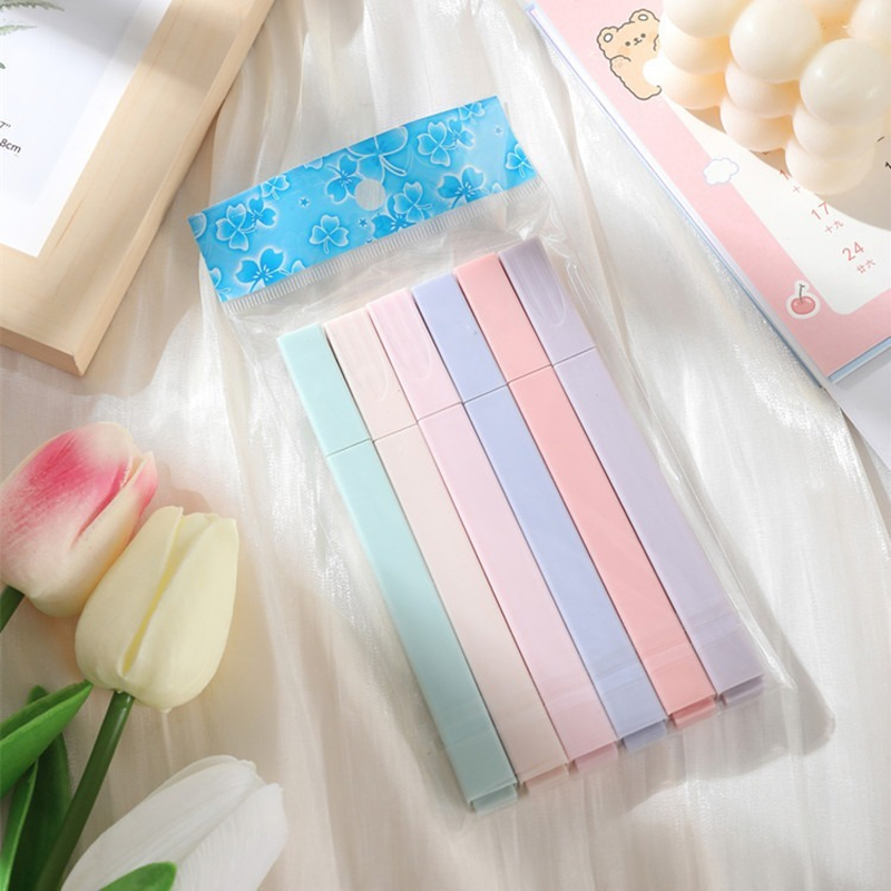 6 stks/set Pastel Kleur Markee - Highlighter Set Pastel recensie en prijs