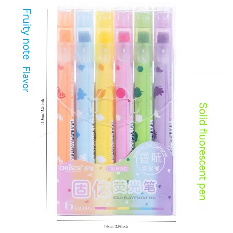 6 kleuren/set Pastel Gel Marke - Highlighter Set Pastel recensie en prijs