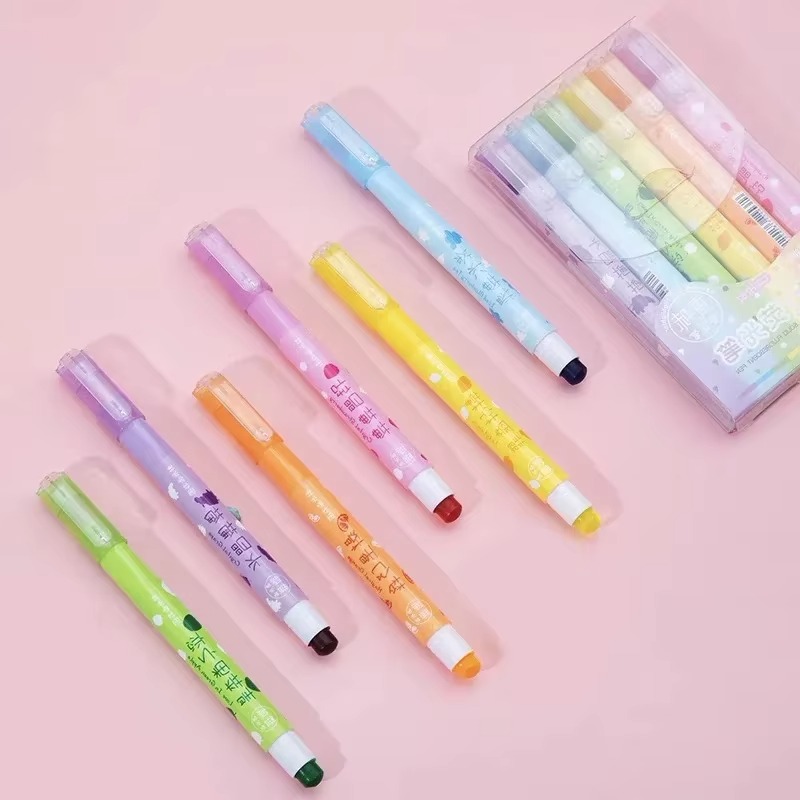 6 kleuren/set Pastel Gel Marke - Highlighter Set Pastel recensie en prijs
